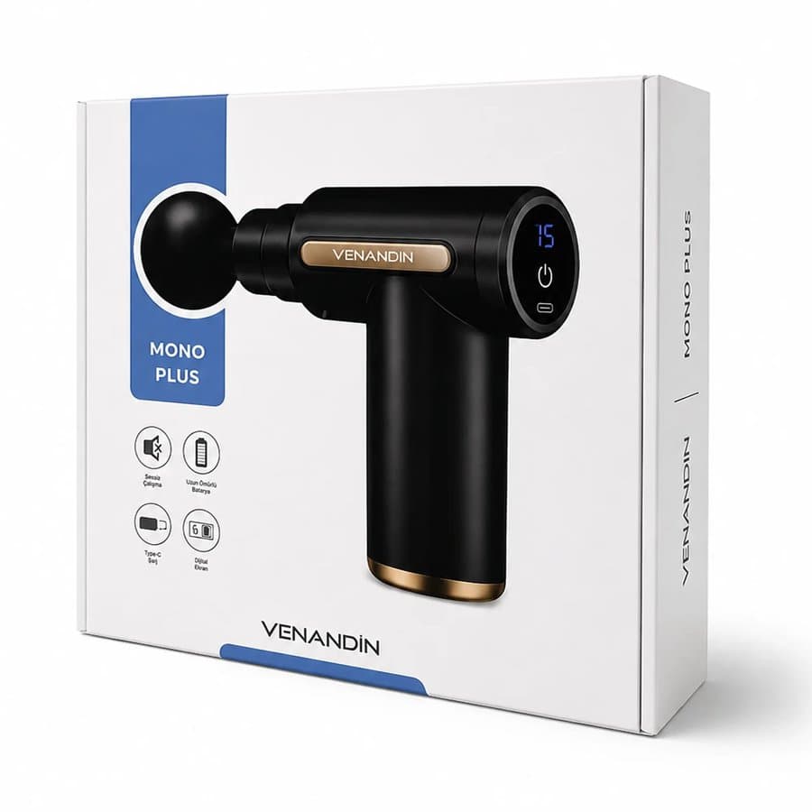 Venandin Mono Plus Masaj Tabancası — LCD Ekranlı, Şarjlı ürün görseli
